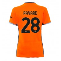 Inter Milan Benjamin Pavard #28 Rezervni Dres za Ženska 2023-24 Kratak Rukav
